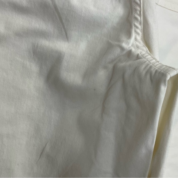 Abound Wide Leg Pants Womens 14 Cream Chinos Cotton Blend NWT - Picture 14 of 16